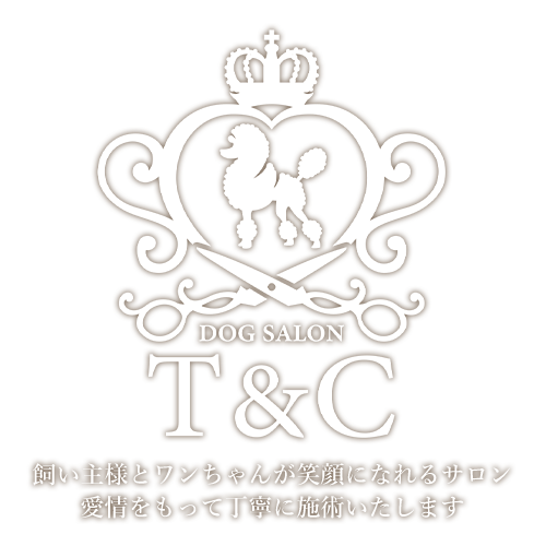 DOG SALON T＆C 飼い主様とワンちゃんが笑顔になれるサロン 愛情をもって丁寧に施術いたします